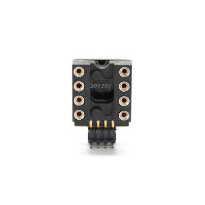 BrownDog 201202 8-pin DIP to SOIC-8 adapter with DIP socket installed