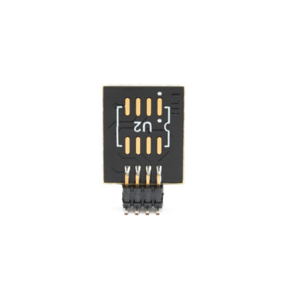 Back side of the BrownDog dual op amp adapter (SOIC version)