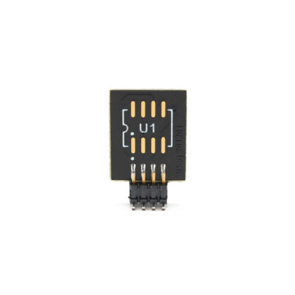 Front side of the BrownDog dual op amp adapter (SOIC version)