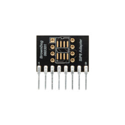 BrownDog 060301 8-pin DIP or SOIC to single-inline pin adapter